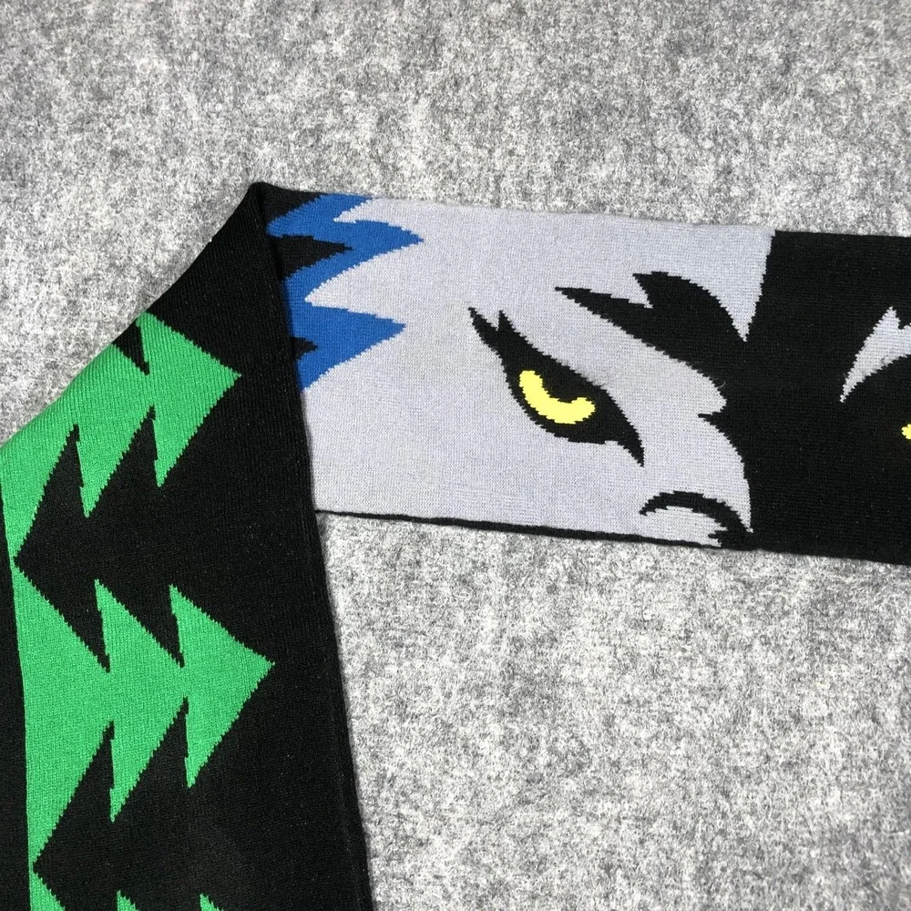 Minnesota Timberwolves Scarf Mens One Size Black NBA Basketball Knit Winter